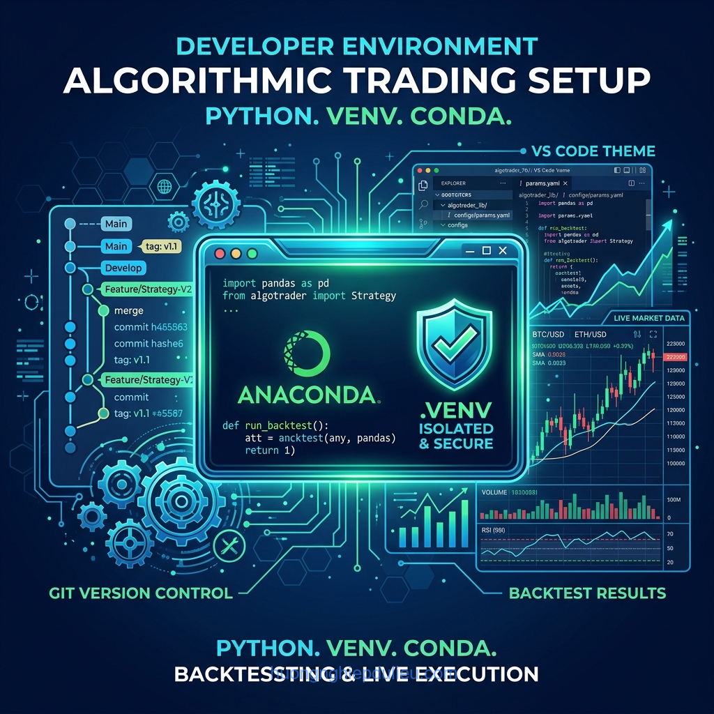 Thiết lập môi trường Algo Trading chuẩn Công nghiệp: Hướng dẫn từ Anaconda, VS Code đến cấu trúc Git Workflow